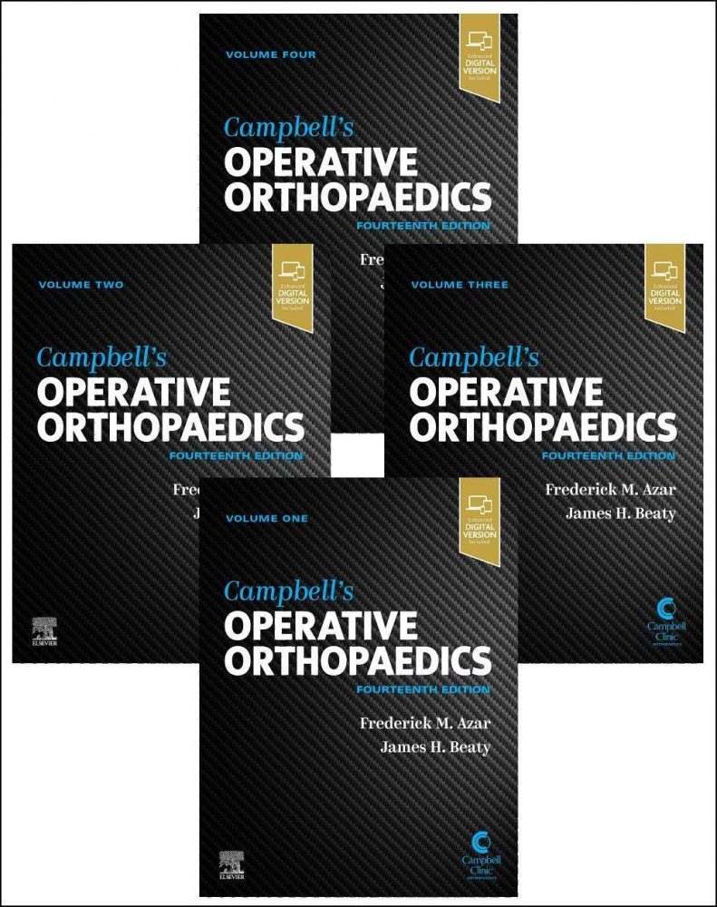 Campbell's Operative Orthopaedics, 4-Volume Set  14th Edition