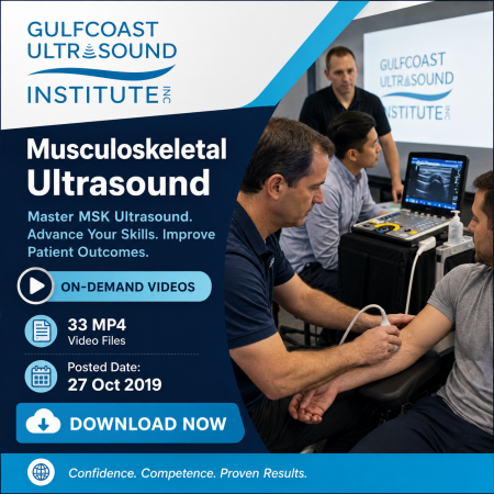 Gulfcoast Ultrasound Institute : Musculoskeletal Ultrasound (On-Demand Videos)